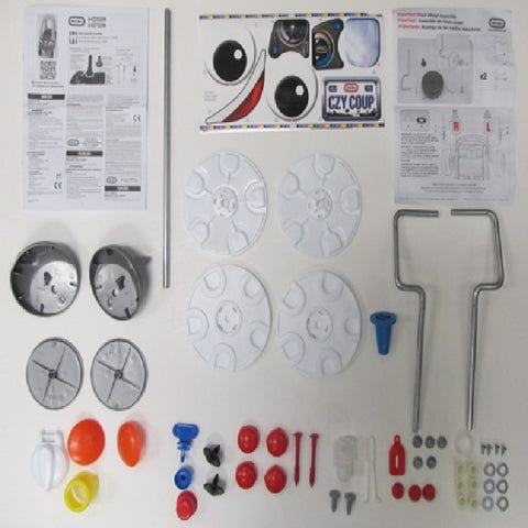 Hardware pack contents for Cozy Coupe item 642302