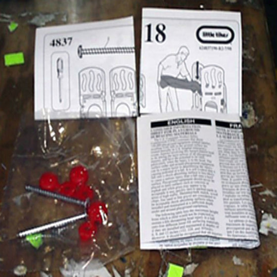 replacement hardware bag for Hide n Slide Climber