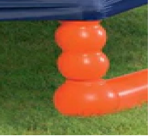 Vertical Orange Plastic Leg (D) (Sold Individually 6 on Unit)