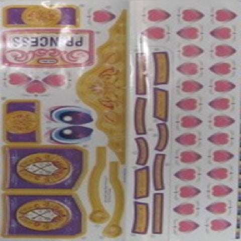 replacement decals sheet for Princess Horse and Carriage