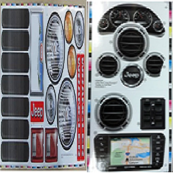 replacement decals for toddler jeep bed