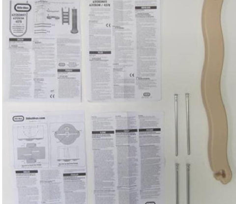 Cross bar for large slide