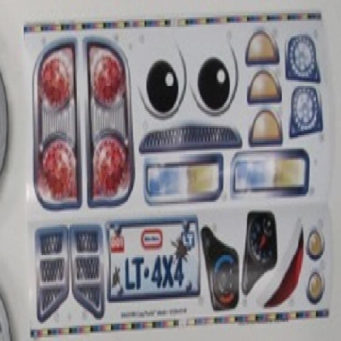 replacement decal sheet for cozy truck